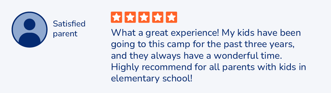 An example summer camp review